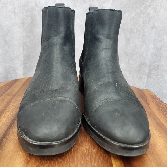 Cole Haan Chelsea Boots Womens 9 B Mara Grand Black Leather Waterproof Pull On - Picture 3 of 12